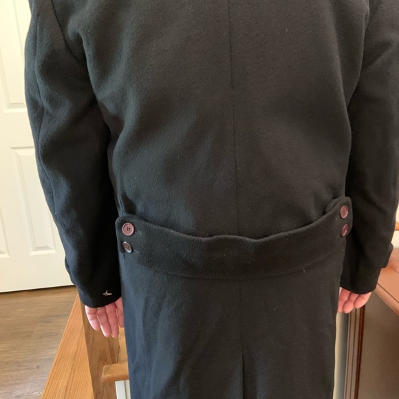 Man In Wool Men's Double Breasted Dress Coat - Picture 4 of 10